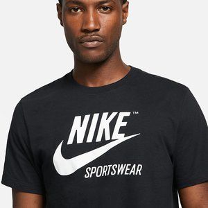 Nike Sportswear Cotton Black Size 2XL Shirt